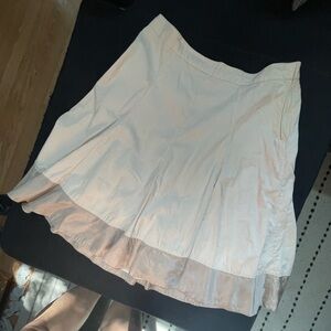H&M Off-White Skirt